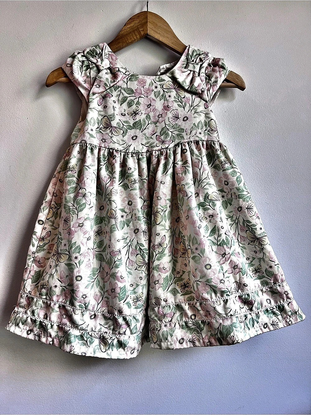 Catherine Malandrino Little Girl Pastel Floral Party  Wedding Dress Size 4T